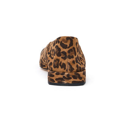 Bruno Magli Women Patria Flat Leopard Suede