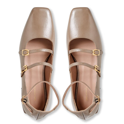 Bruno Magli Women Petra Mary Jane Taupe
