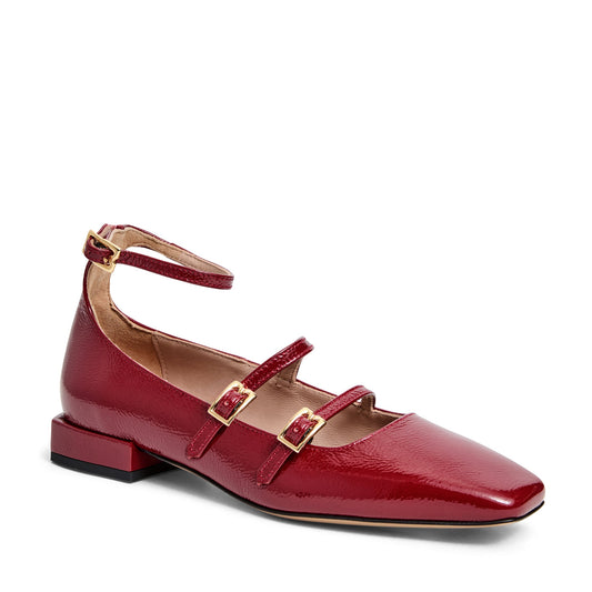 Bruno Magli Women Petra Mary Jane Bordeaux-Patent