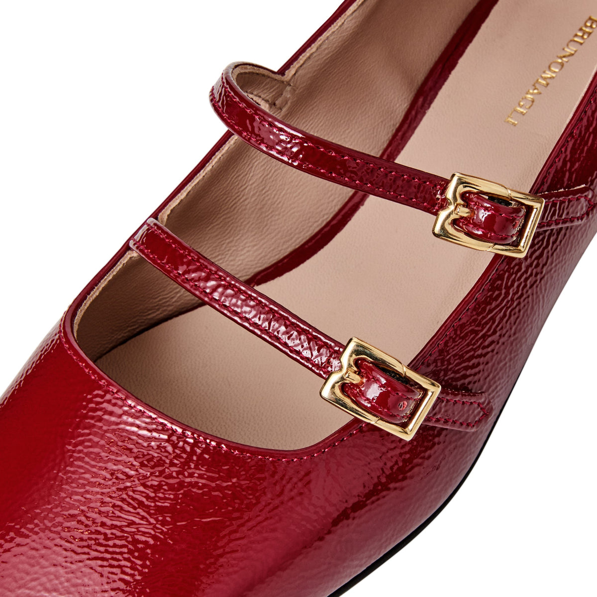 Bruno Magli Women Petra Mary Jane Bordeaux-Patent
