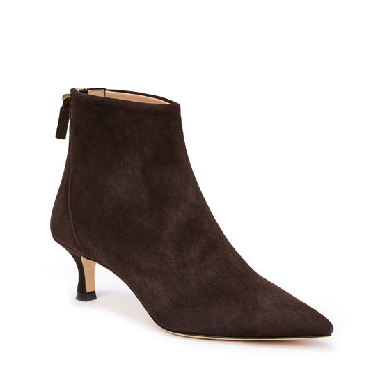 Bruno Magli Women Francesca Boot Dark Brown Suede
