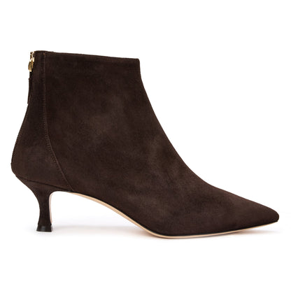 Bruno Magli Women Francesca Boot Dark Brown Suede