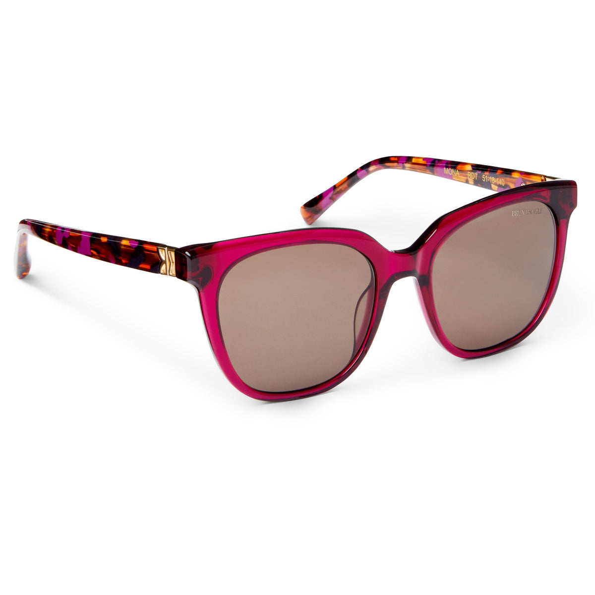Bruno Magli Handbags & Accessories Monas Limited Edition Women's Oversized sunglasses Red