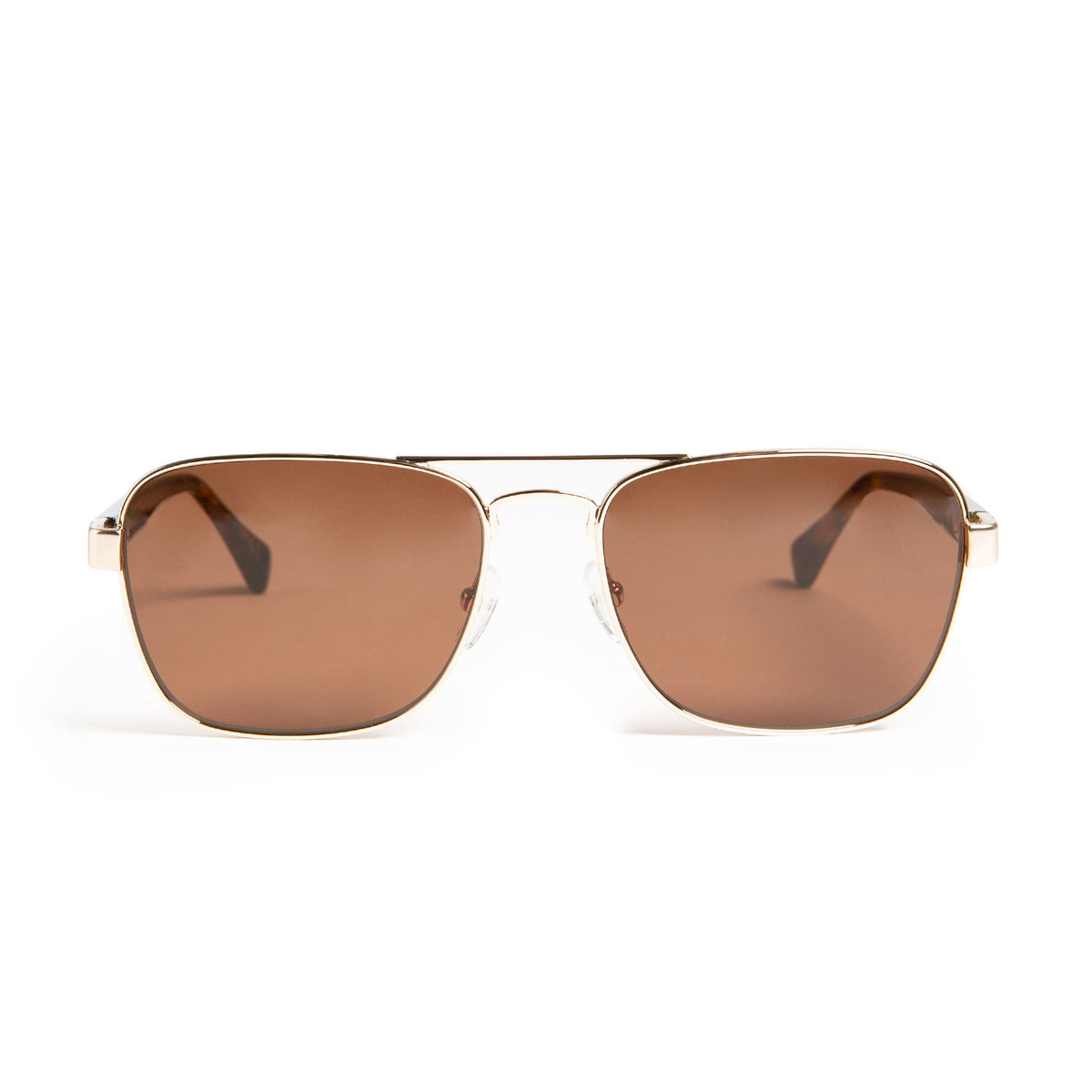Bruno Magli Handbags & Accessories Sole Aviator Sunglasses - Gold