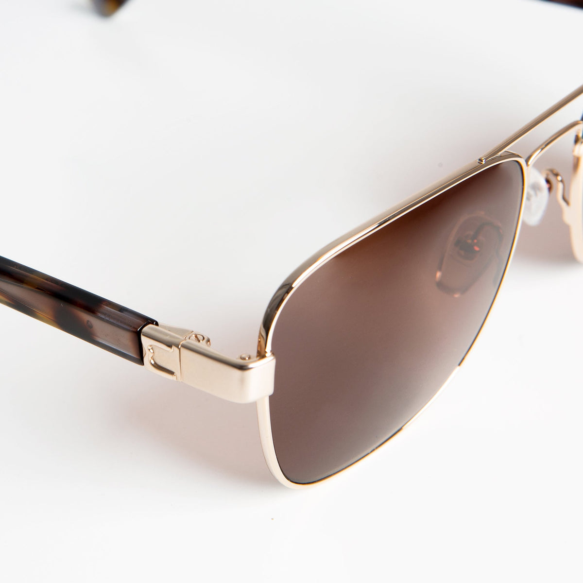 Bruno Magli Handbags & Accessories Sole Aviator Sunglasses - Gold
