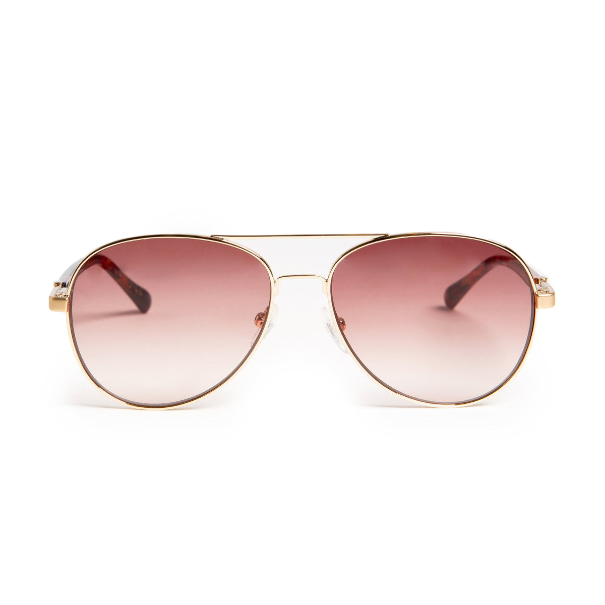 Bruno Magli Handbags & Accessories Costa Aviator Sunglasses - Gold