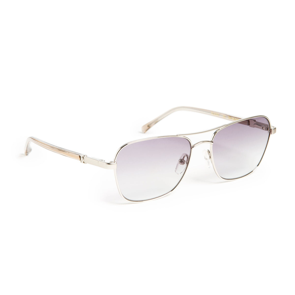 Bruno Magli Handbags & Accessories Playa Aviator Sunglasses - Silver