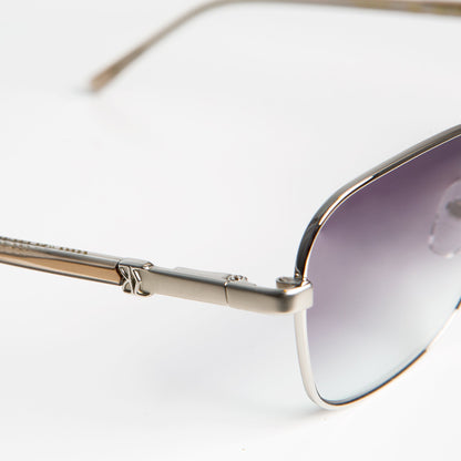 Bruno Magli Handbags & Accessories Playa Aviator Sunglasses - Silver