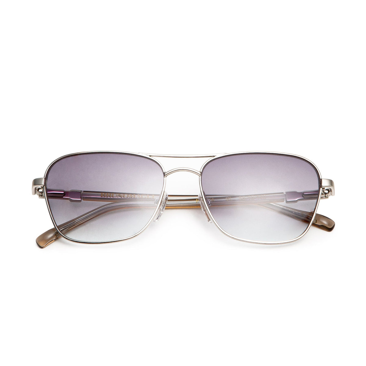 Bruno Magli Handbags & Accessories Playa Aviator Sunglasses - Silver