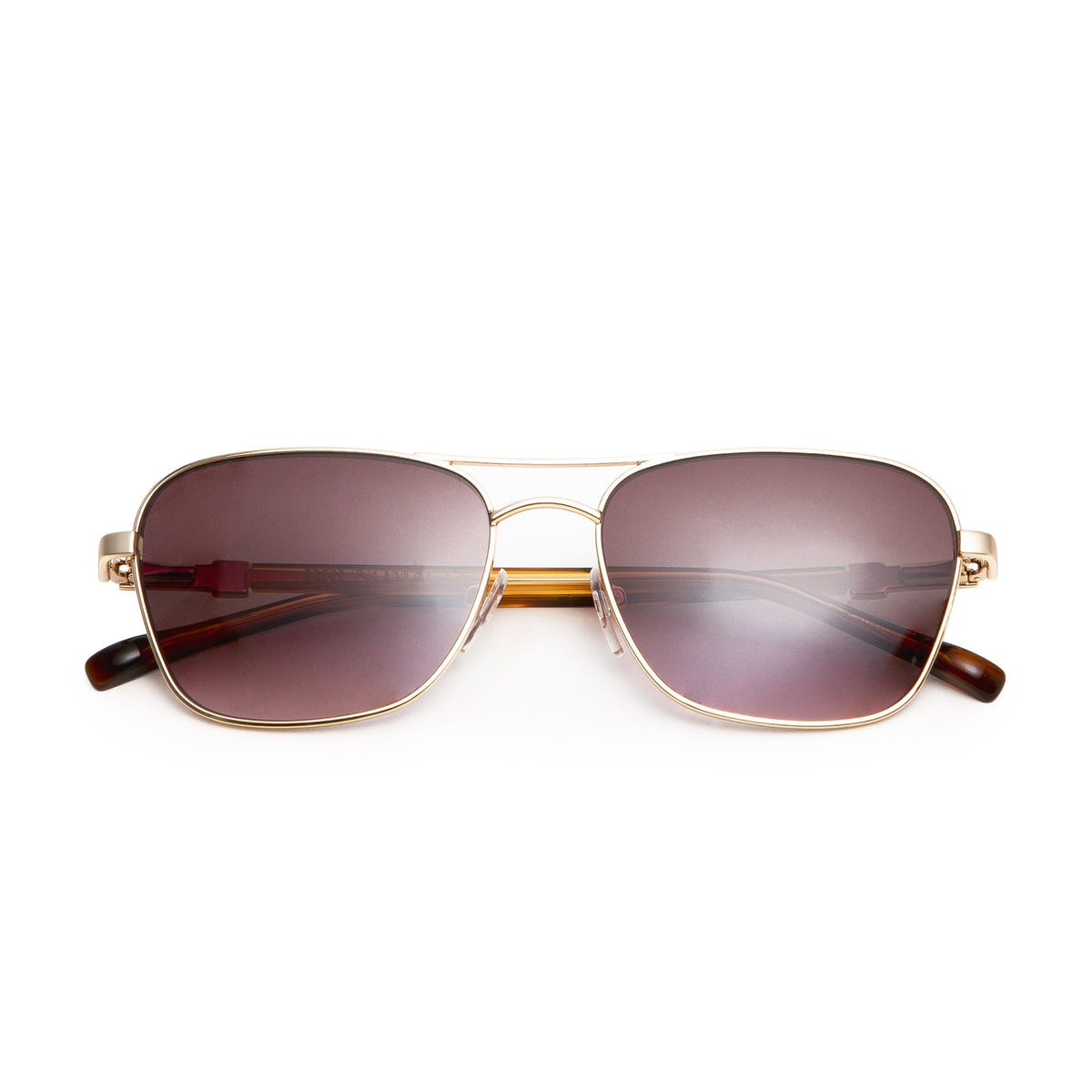 Bruno Magli Handbags & Accessories Playa Aviator Sunglasses - Gold Tortoise