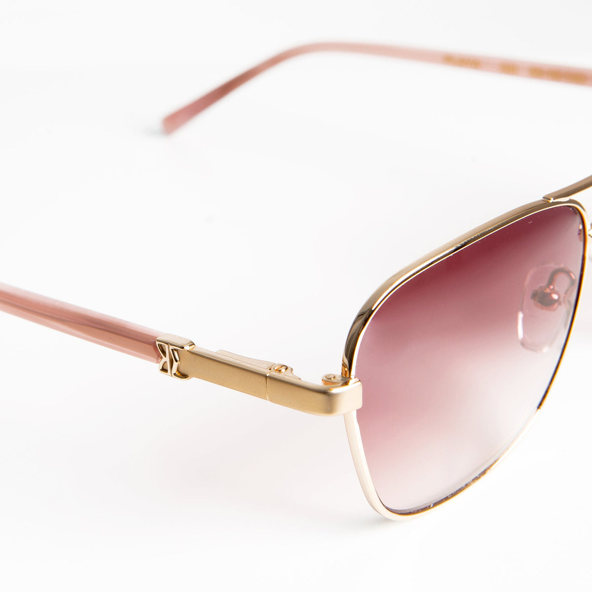 Bruno Magli Handbags & Accessories Playa Aviator Sunglasses - Gold