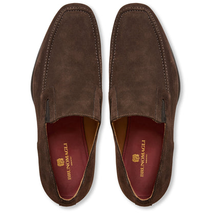 Bruno Magli Men Raging Slip-On Loafer Brown Suede