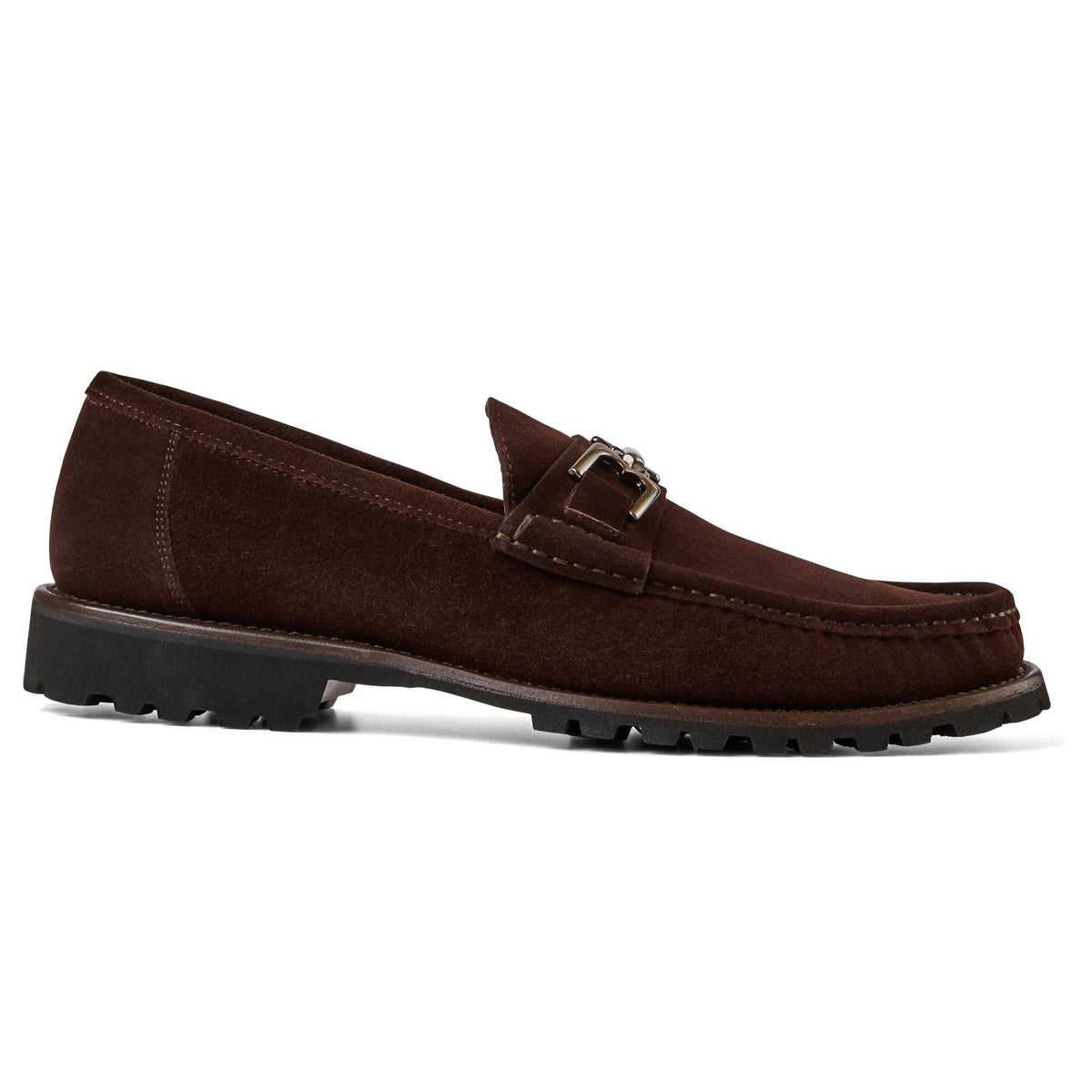 Bruno Magli Men Rocky Loafer Brown Suede
