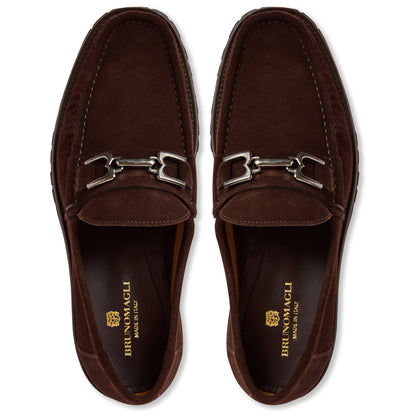 Bruno Magli Men Rocky Loafer Brown Suede