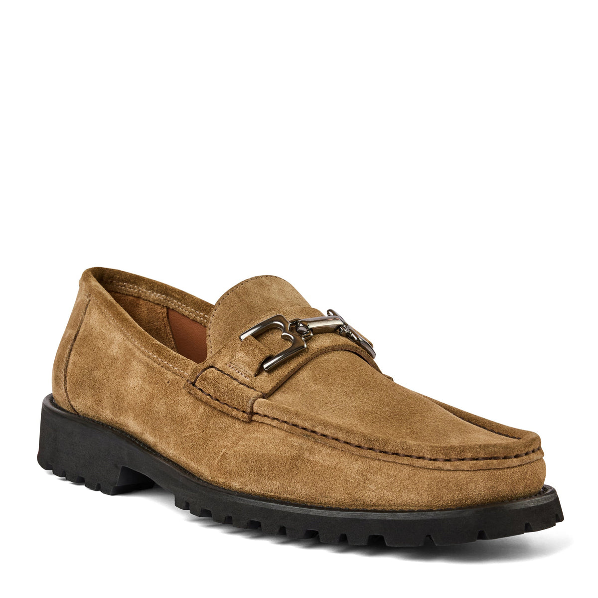 Bruno Magli Men Rocky Loafer Taupe Suede