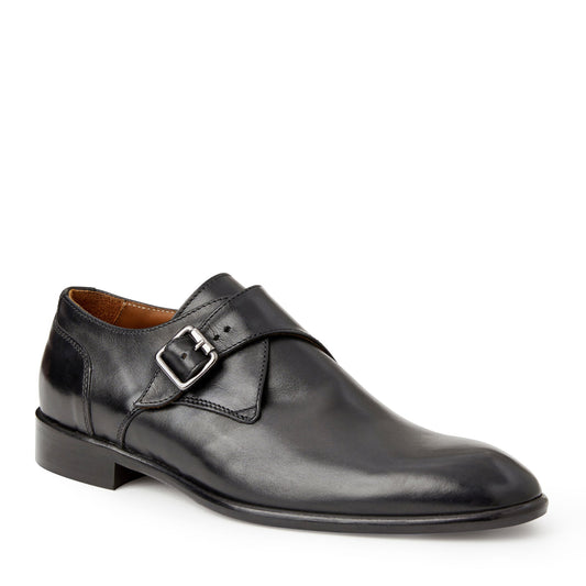 Bruno Magli Men Solero Classic Monk Strap Black
