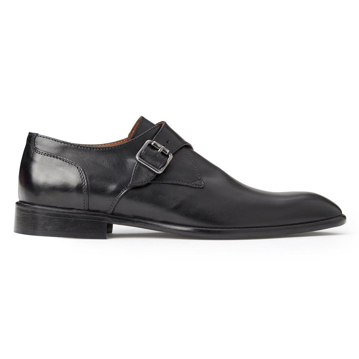 Bruno Magli Men Solero Classic Monk Strap Black