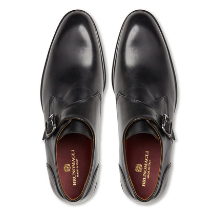 Bruno Magli Men Solero Classic Monk Strap Black