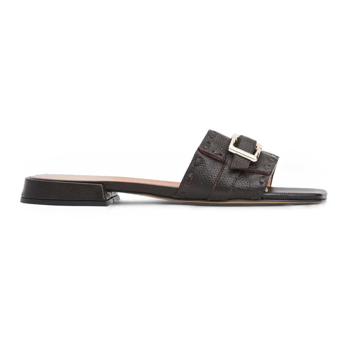 Bruno Magli Women Bellini Brown Tumbled Brown Leather