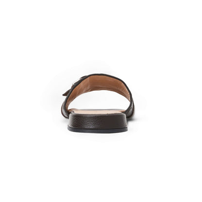 Bruno Magli Women Bellini Brown Tumbled Brown Leather