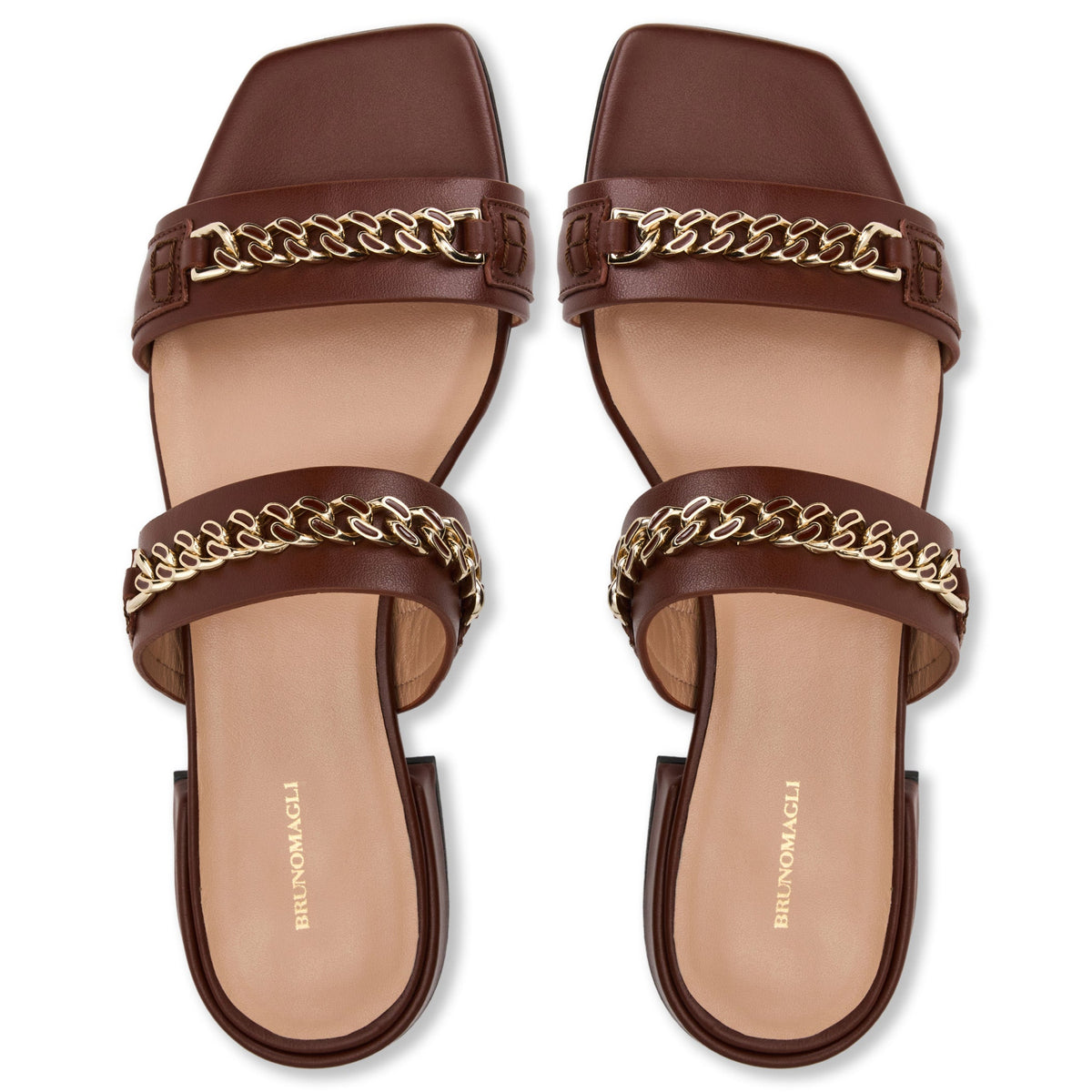 Bruno Magli Women Brunella Brown Nappa Brown Leather