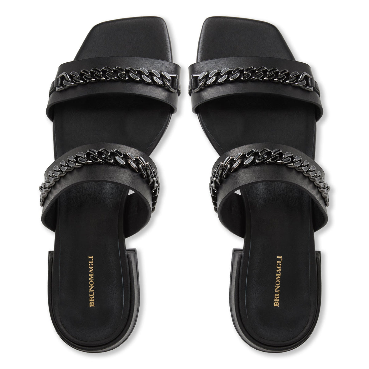 Bruno Magli Women Brunella Black Nappa Black Leather