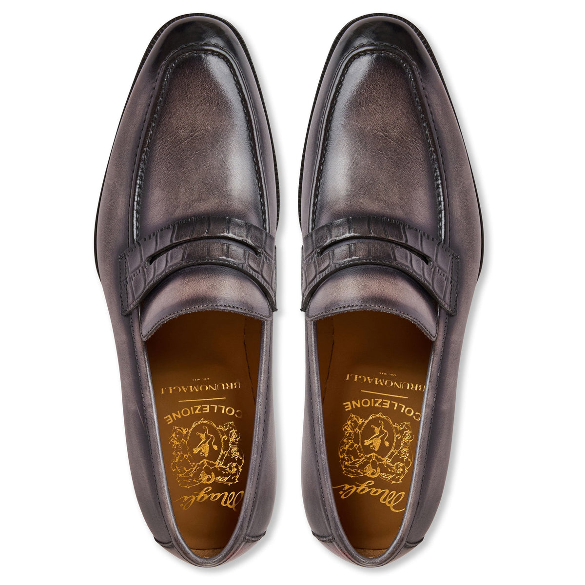 Bruno Magli Men Emilio loafer Brown Leather