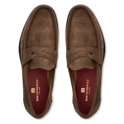 Bruno Magli Men Lombardo loafer Navy Suede