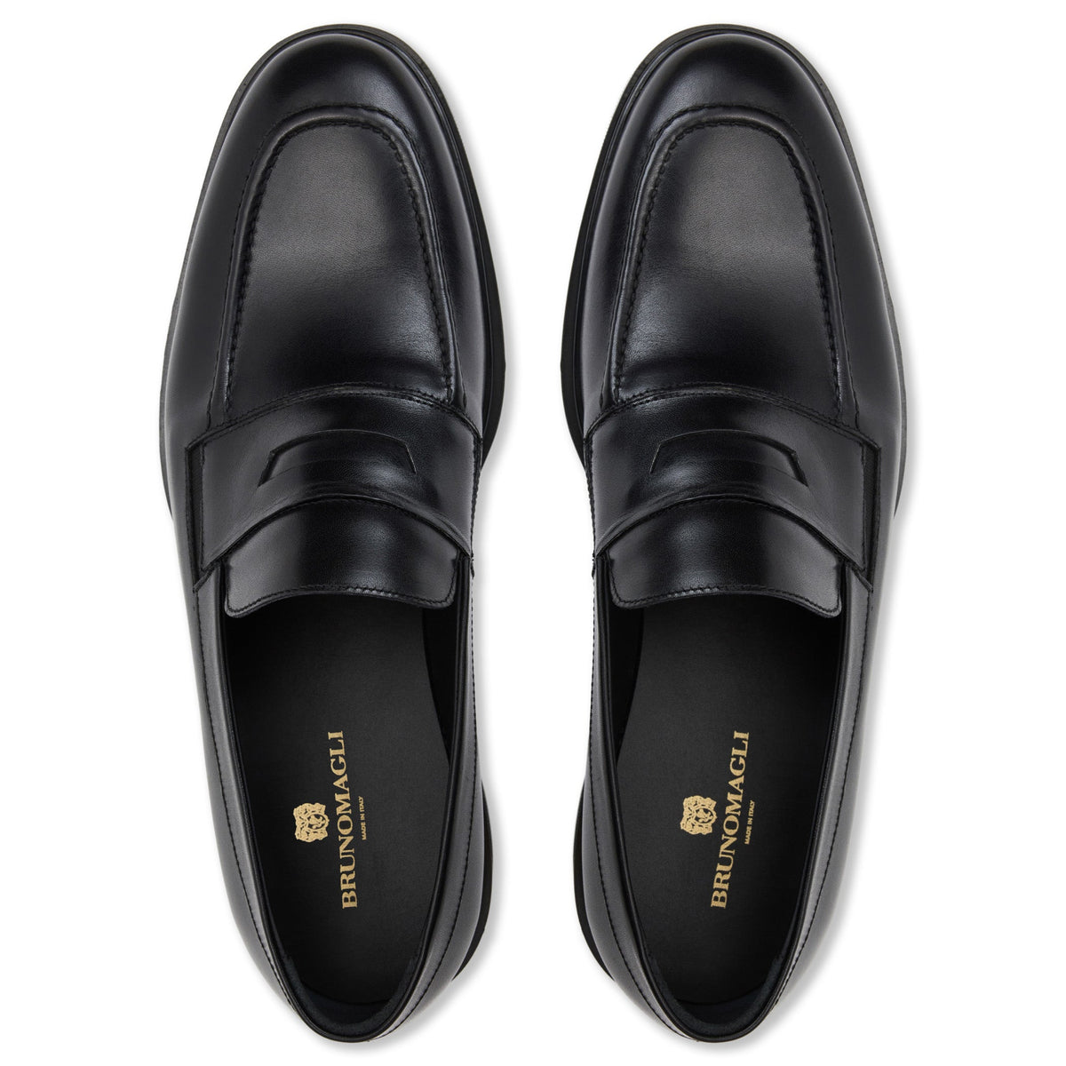 Bruno Magli Men QUARRATA LOAFER Black Calf