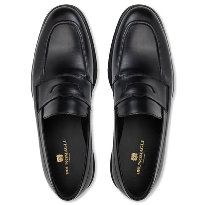 Bruno Magli Men QUARRATA LOAFER Black Calf