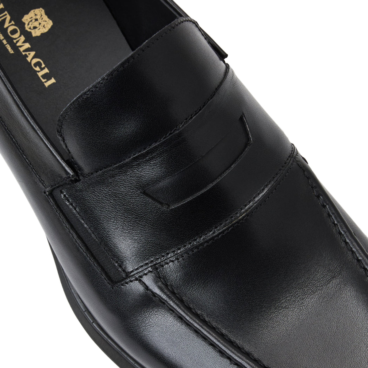 Bruno Magli Men QUARRATA LOAFER Black Calf