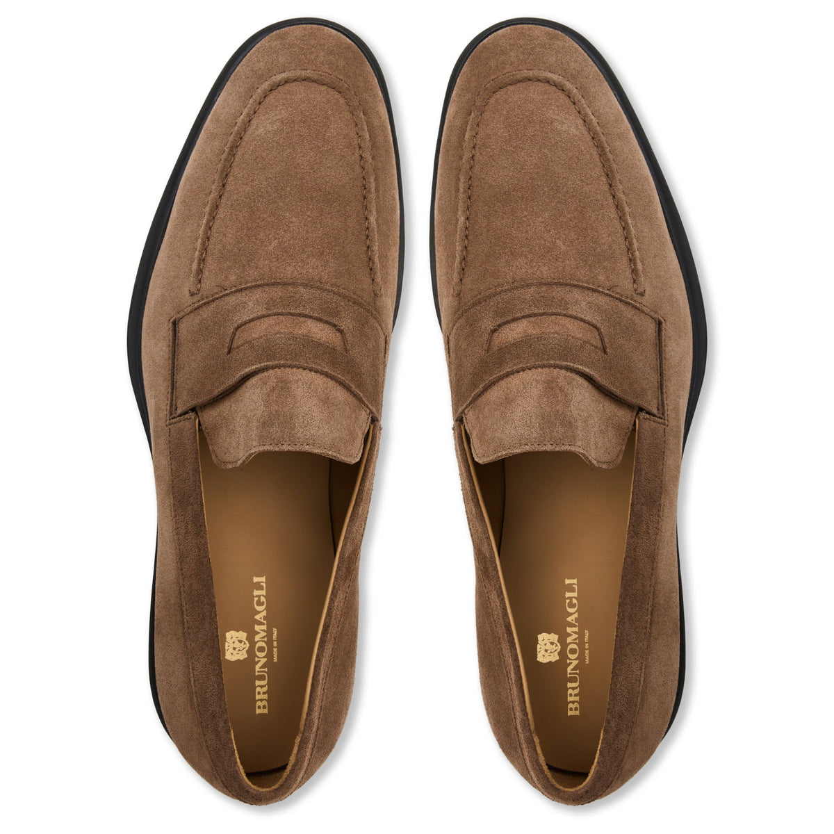 Bruno Magli Men QUARRATA LOAFER Tobacco Suede