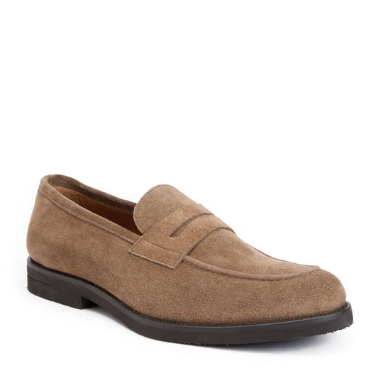 Bruno Magli Men DELFINO SLIP-ON LOAFER Taupe Suede